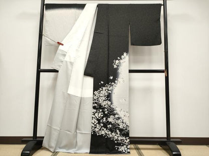 平和屋着物●極上　訪問着　舞花文　暈し染め　金通し地　逸品　CYAA4440s6