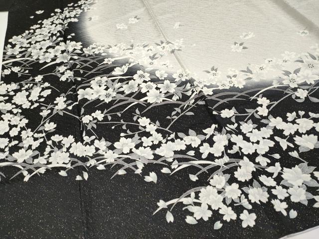 平和屋着物●極上　訪問着　舞花文　暈し染め　金通し地　逸品　CYAA4440s6