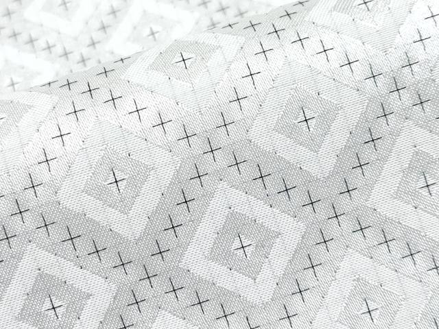 平和屋着物●極上　男性　紋付き・羽織・馬乗り袴・ファーセット　舞台衣装　白地　洗える着物　逸品　CYAA4450s6