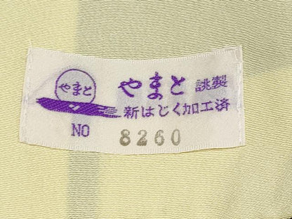 平和屋着物●極上　振袖　雪輪舞桜文　暈し染め　黒地　金彩　やまと誂製　逸品　CYAA4472s6