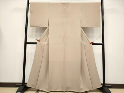 平和屋着物●極上　色無地　柴染色　逸品　CYAA4474s6