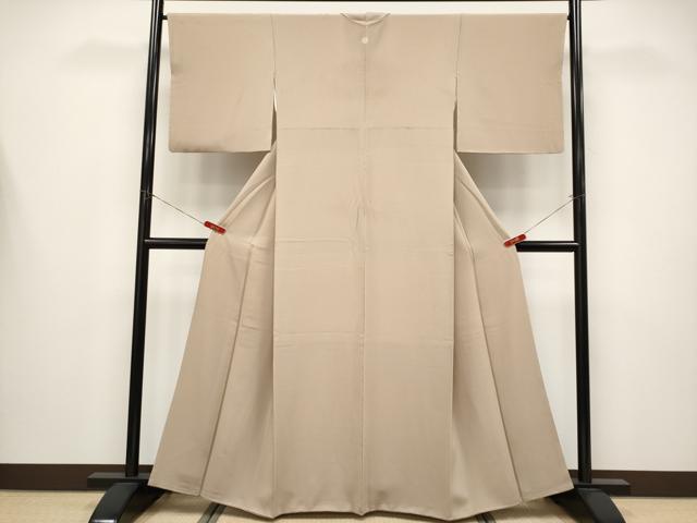 平和屋着物●極上　色無地　柴染色　逸品　CYAA4474s6