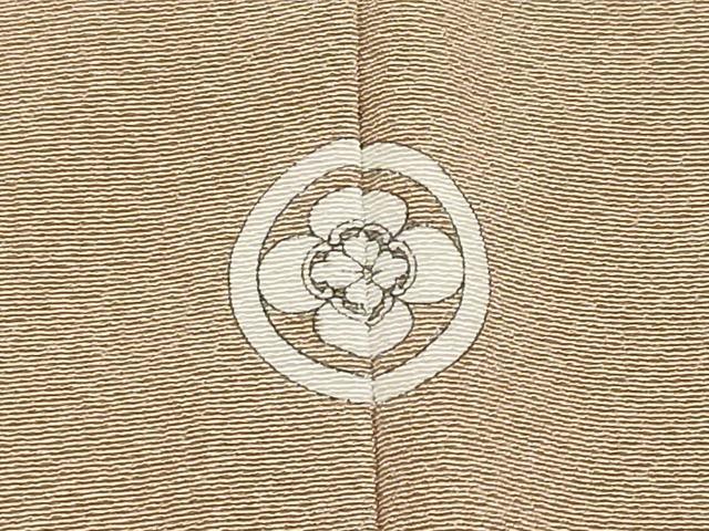 平和屋着物●極上　色無地　柴染色　逸品　CYAA4474s6