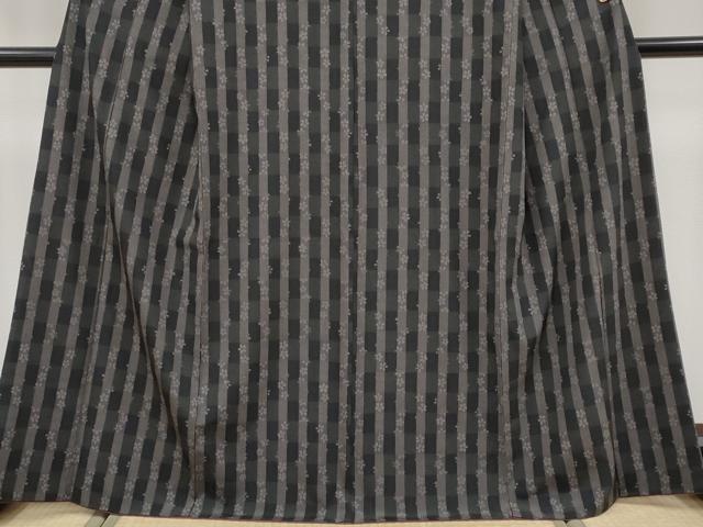 平和屋着物●極上　撫松庵　小紋　舞桜文　洗える着物　逸品　CYAA4490s6