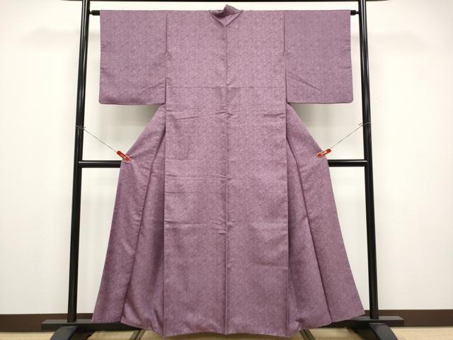平和屋着物●極上　紋屋井関　御寮織　お召　色無地　桐竹鳳凰文　濃色地　ますいわ屋扱い　逸品　CYAA4506s6