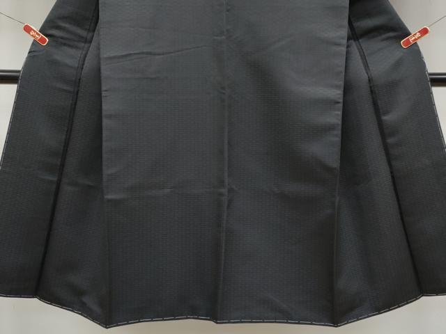 平和屋本店●極上 男性 天平経錦 お召 黒地 逸品 未使用 CYAA4510s6