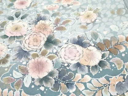 平和屋本店●極上　訪問着　袋帯セット　作家物　辻が花　暈し染め　金彩　逸品　CYAA4525s6