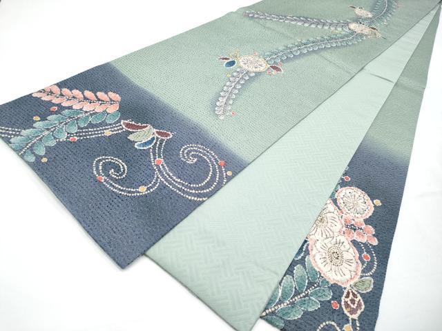 平和屋本店●極上　訪問着　袋帯セット　作家物　辻が花　暈し染め　金彩　逸品　CYAA4525s6