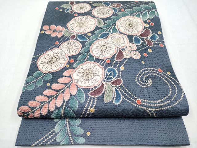 平和屋本店●極上　訪問着　袋帯セット　作家物　辻が花　暈し染め　金彩　逸品　CYAA4525s6