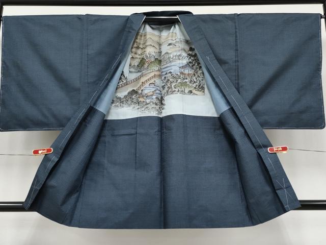 平和屋着物●極上　男性　本場大島紬　アンサンブル　100亀甲　総詰め　逸品　未使用　CYAA4526s6