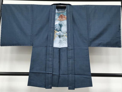 平和屋着物●極上　男性　本場大島紬　アンサンブル・長襦袢セット　100亀甲　総詰め　逸品　未使用　CYAA4528s6