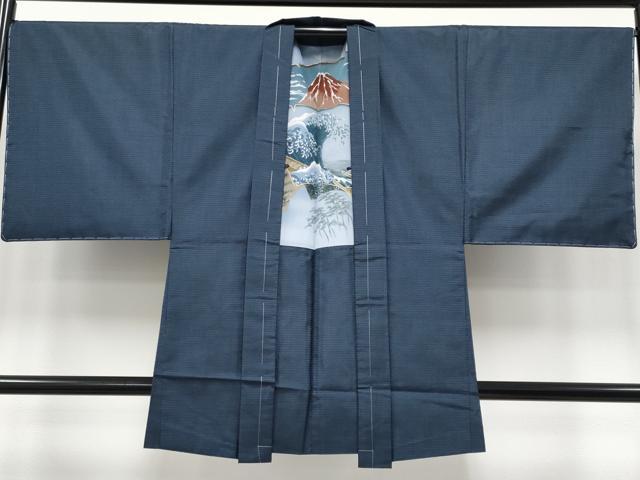平和屋着物●極上　男性　本場大島紬　アンサンブル・長襦袢セット　100亀甲　総詰め　逸品　未使用　CYAA4528s6