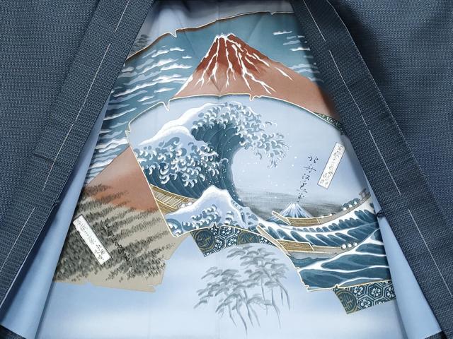平和屋着物●極上　男性　本場大島紬　アンサンブル・長襦袢セット　100亀甲　総詰め　逸品　未使用　CYAA4528s6