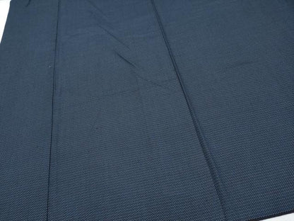 平和屋着物●極上　男性　紬　アンサンブル　亀甲柄　羽織紐付き　逸品　CYAA4529s6