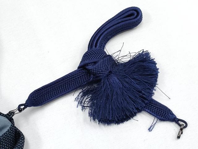 平和屋着物●極上　男性　紬　アンサンブル　亀甲柄　羽織紐付き　逸品　CYAA4529s6