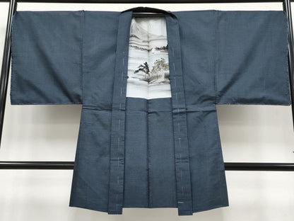 平和屋着物●極上　男性　本場大島紬　アンサンブル　キングサイズ　100亀甲　総詰め　逸品　未使用　CYAA4533s6
