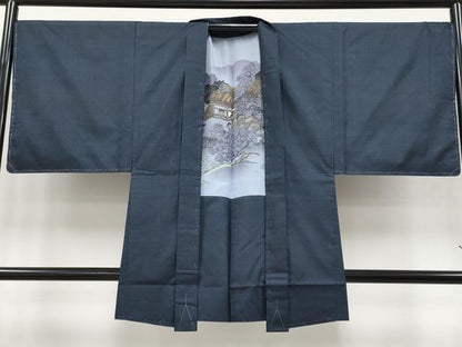 平和屋着物●極上　男性　本場大島紬　アンサンブル　100亀甲　総詰め　松山茂治作　証紙付き　逸品　未使用　CYAA4535s6