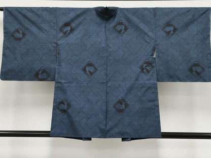 平和屋着物●極上　薩摩結城　アンサンブル　有栖川文様　逸品　未使用　CYAA4536s6