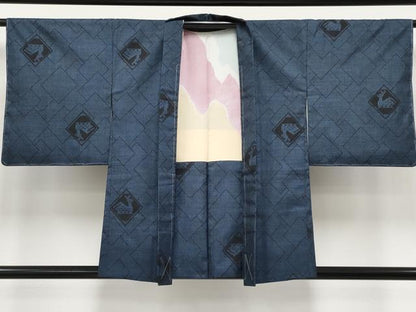 平和屋着物●極上　薩摩結城　アンサンブル　有栖川文様　逸品　未使用　CYAA4536s6