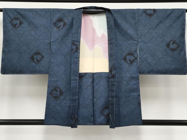 平和屋着物●極上　薩摩結城　アンサンブル　有栖川文様　逸品　未使用　CYAA4536s6