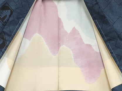 平和屋着物●極上　薩摩結城　アンサンブル　有栖川文様　逸品　未使用　CYAA4536s6