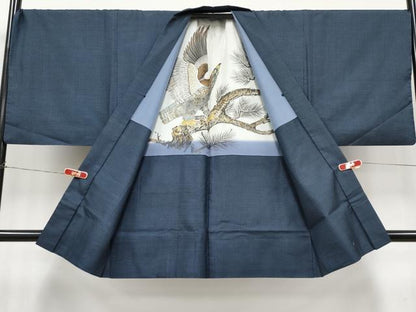 平和屋着物●極上　男性　本場大島紬　アンサンブル　100亀甲　総詰め　逸品　CYAA4537s6