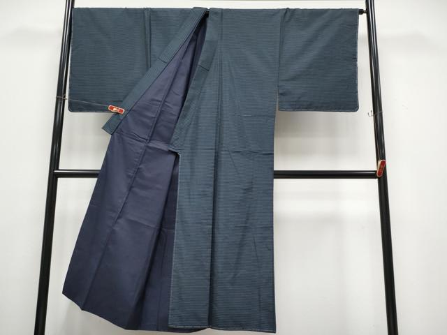 平和屋着物●極上　男性　本場大島紬　アンサンブル　亀甲柄　逸品　未使用　CYAA4539s6