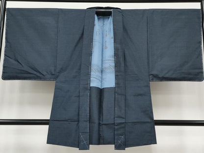 平和屋着物●極上　男性　本場大島紬　アンサンブル　亀甲柄　逸品　未使用　CYAA4539s6