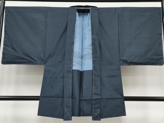 平和屋着物●極上　男性　本場大島紬　アンサンブル　亀甲柄　逸品　未使用　CYAA4539s6