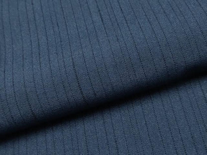 平和屋着物●極上　男性　紬　アンサンブル・長襦袢セット　縞　逸品　未使用　CYAA4540s6