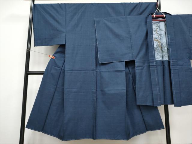 平和屋着物●極上　男性　本場大島紬　アンサンブル　100亀甲　総詰め　逸品　未使用　CYAA4541s6
