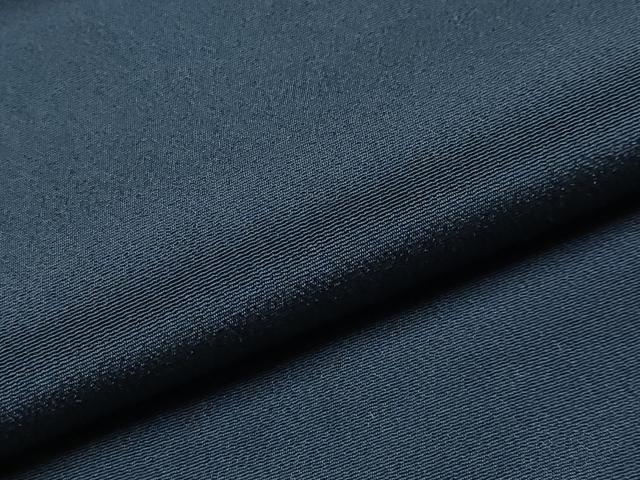 平和屋着物●極上　男性　色無地　アンサンブル　鬼しぼ縮緬　藍鉄色地　逸品　未使用　CYAA4542s6