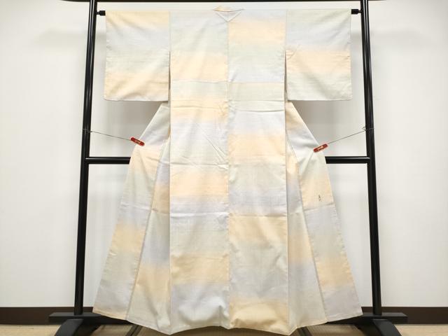 平和屋着物●極上　紅花紬　米沢　新田英行　新田間道　逸品　CYAA4552s6