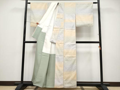 平和屋着物●極上　紅花紬　米沢　新田英行　新田間道　逸品　CYAA4552s6