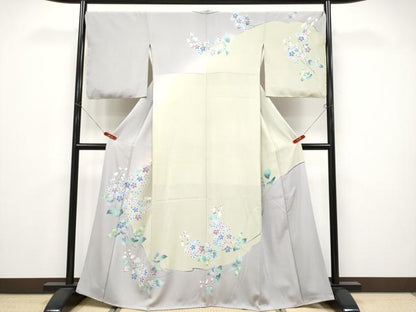 平和屋本店●極上　訪問着　友禅　枝花文　逸品　CYAA5106s6