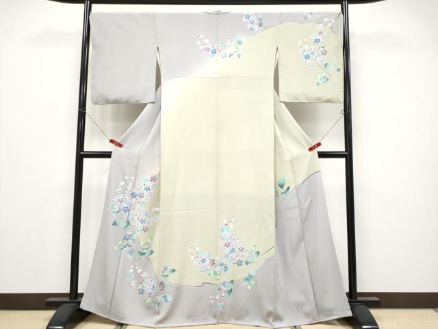 平和屋本店●極上　訪問着　友禅　枝花文　逸品　CYAA5106s6
