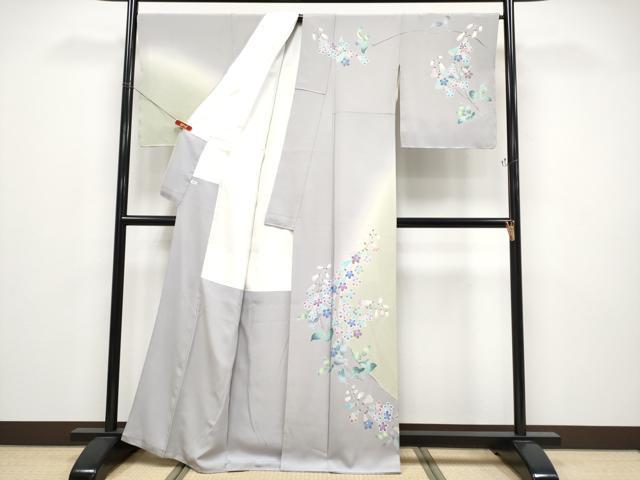 平和屋本店●極上　訪問着　友禅　枝花文　逸品　CYAA5106s6