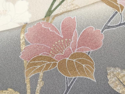 平和屋着物●極上　訪問着　枝花文　暈し染め　金彩　霞色地　逸品　CYAA4569s6