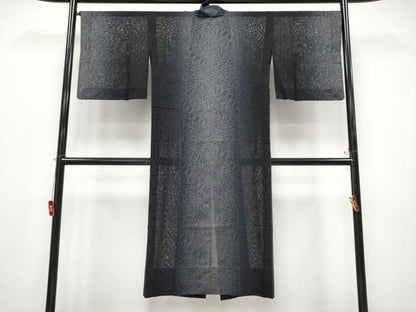 平和屋着物∞極上　スリーシーズン　春夏秋　塵除け　道中着　京呉服　おか善　ロング丈　枝花紋紗　暈し染め　逸品　CYAA4574s6