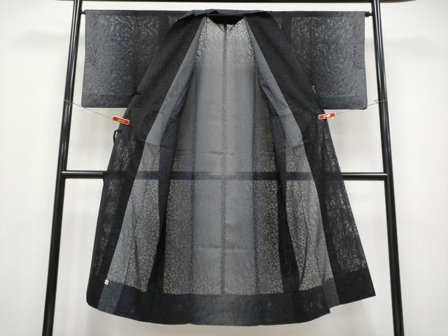 平和屋着物∞極上　スリーシーズン　春夏秋　塵除け　道中着　京呉服　おか善　ロング丈　枝花紋紗　暈し染め　逸品　CYAA4574s6