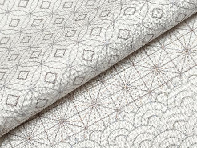 平和屋本店●極上 本場大島紬 訪問着 白大島 総刺繍 刺し子 道長吉祥文 逸品 未使用 CYAA4589s6