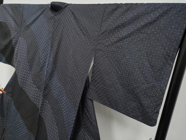 平和屋本店●極上 本場大島紬 訪問着 総刺繍 刺し子 道長吉祥文 逸品 CYAA4590s6