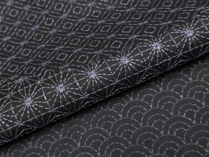 平和屋本店●極上 本場大島紬 訪問着 総刺繍 刺し子 道長吉祥文 逸品 CYAA4590s6