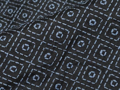 平和屋本店●極上 本場大島紬 訪問着 総刺繍 刺し子 道長吉祥文 逸品 CYAA4590s6