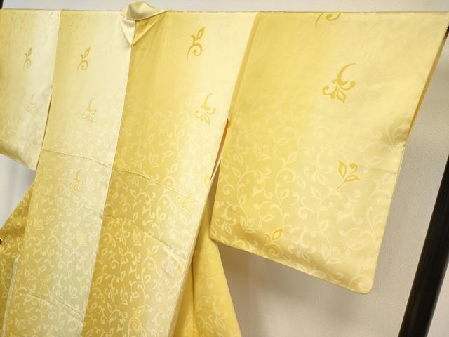 平和屋着物●極上　京都・西陣　織元ブランド　秦流舎　お召　唐草文　暈し染め　逸品　CYAA4594s6