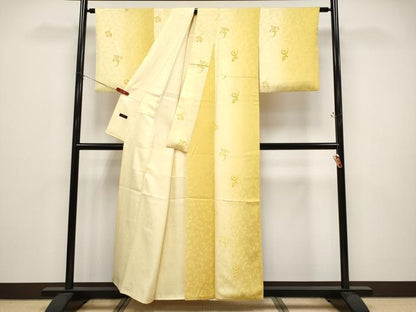 平和屋着物●極上　京都・西陣　織元ブランド　秦流舎　お召　唐草文　暈し染め　逸品　CYAA4594s6