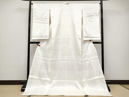 平和屋本店●極上 白無垢 白打掛・掛下・草履セット お引きずり 和装 婚礼 結婚式 花嫁 神社挙式 唐織 鳳凰花文 逸品 CYAA4603s6
