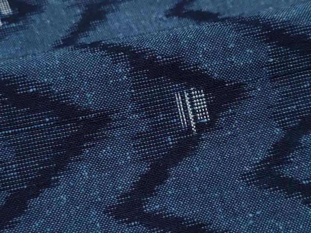 平和屋着物▽極上　久留米絣　単衣　吉祥文　綿　逸品　CYAA4616s6