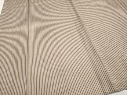 平和屋着物▽極上 紬 単衣 縞 逸品 CYAA4621s6