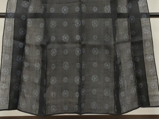 平和屋本店＊極上　夏物　重要無形文化財　本場宮古上布　七宝文　苧麻　逸品　CYAA4633s6